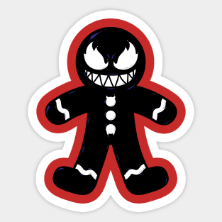 Symbiote V Gingerbread Sticker